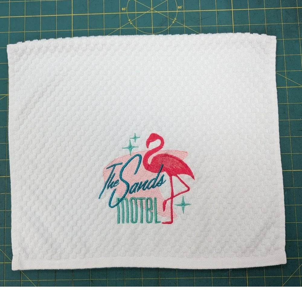 The Sands Hotel Retro Mid Century Modern Kitchen Bath Bar Towel Great Gift Idea!
